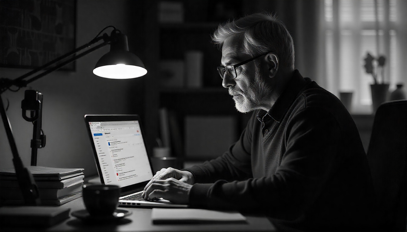 Indian blogger using keyword research tools like Google Keyword Planner and Ubersuggest on laptop to find high-traffic keywords for blog content.